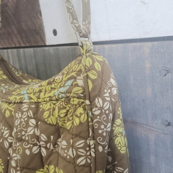 Vera Bradley Retired Spring 2010 Sittin' In A Tree' Quilted Crossbody Bag Purse - Picture 8 of 12